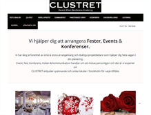 Tablet Screenshot of clustret.se